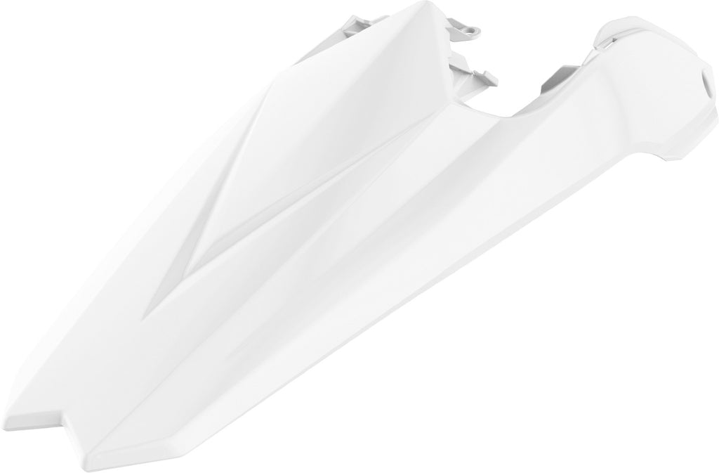 POLISPORT BETA REAR FENDER PLASTIC WHITE 8556000001