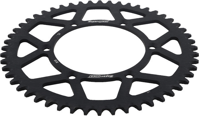 SUPERSPROX ALUMINUM SPROCKET 52T BLACK RAL-808-52-BLK