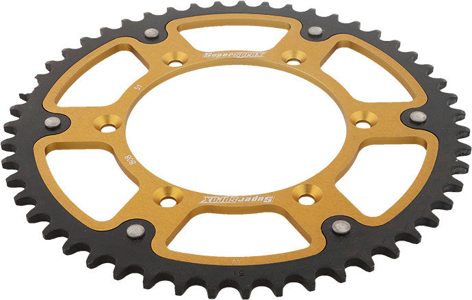 SUPERSPROX STEALTH SPROCKET 51T GOLD RST-808-51-GLD