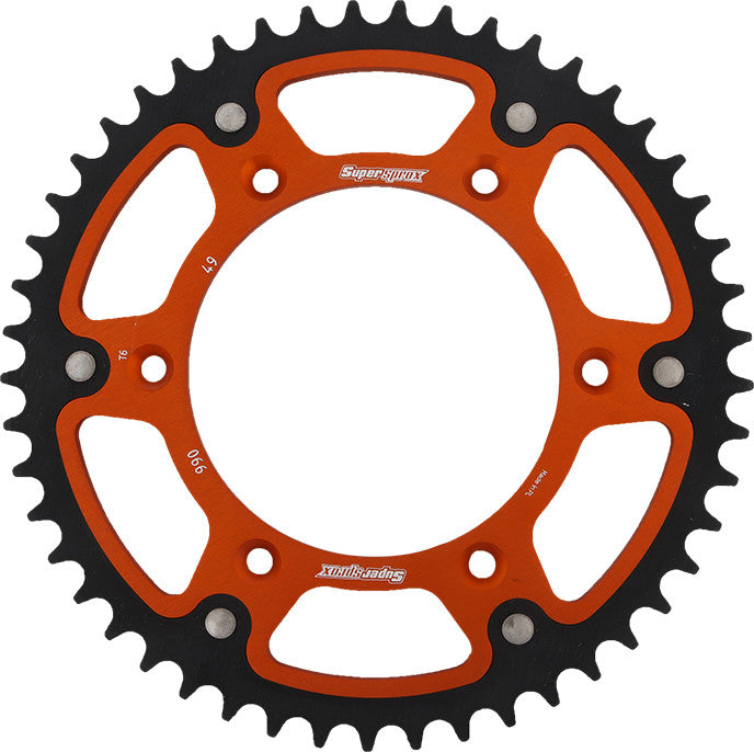 SUPERSPROX STEALTH SPROCKET 49T ORANGE RST-990-49-ORG