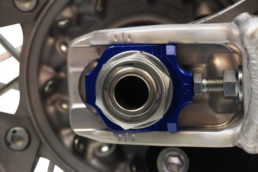 WORKS AXLE BLOCKS ELITE YAM BLUE 17-280