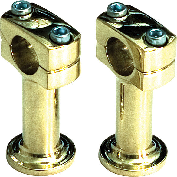 PAUGHCO POST STYLE RISERS BRASS 3" 353BR