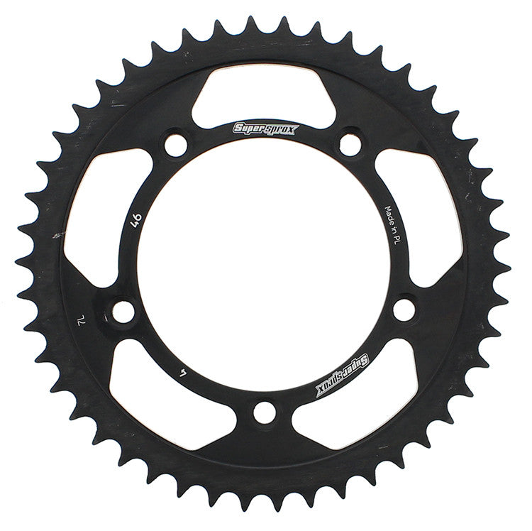 SUPERSPROX STEEL SPROCKET 46T BLACK RFE-4-46-BLK