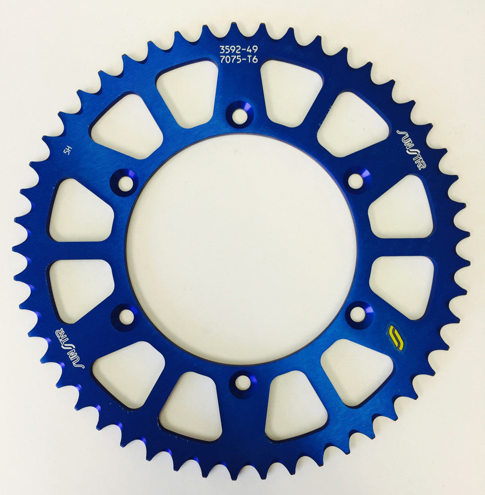 SUNSTAR SPROCKET REAR YAMAHA BLUE 5-359248BL-atv motorcycle utv parts accessories gear helmets jackets gloves pantsAll Terrain Depot