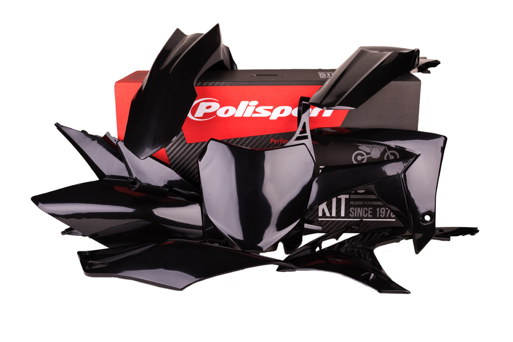 POLISPORT PLASTIC BODY KIT BLACK 90562