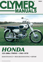 CLYMER REPAIR MANUAL HON 125-200CC TWIN CM321-atv motorcycle utv parts accessories gear helmets jackets gloves pantsAll Terrain Depot