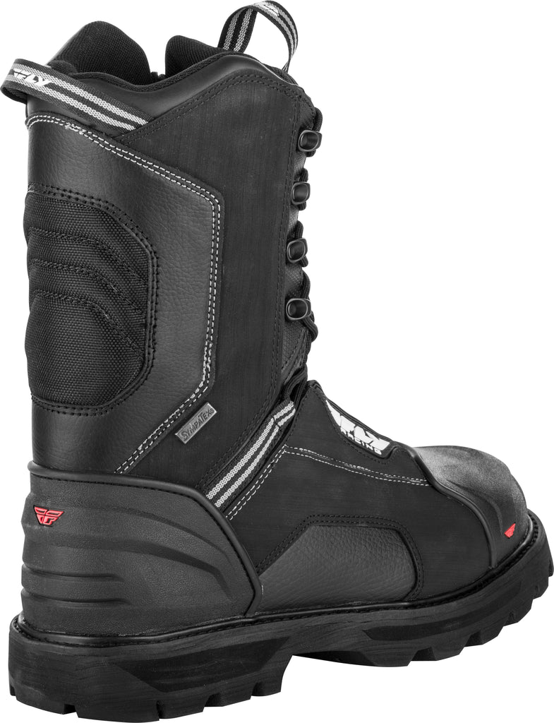 FLY RACING BOULDER BOOTS BLACK SZ 08 361-94008