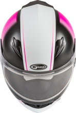 Load image into Gallery viewer, GMAX FF-49S FULL-FACE HAIL SNOW MATTE BLACK/PINK/WHITE XL G2495347