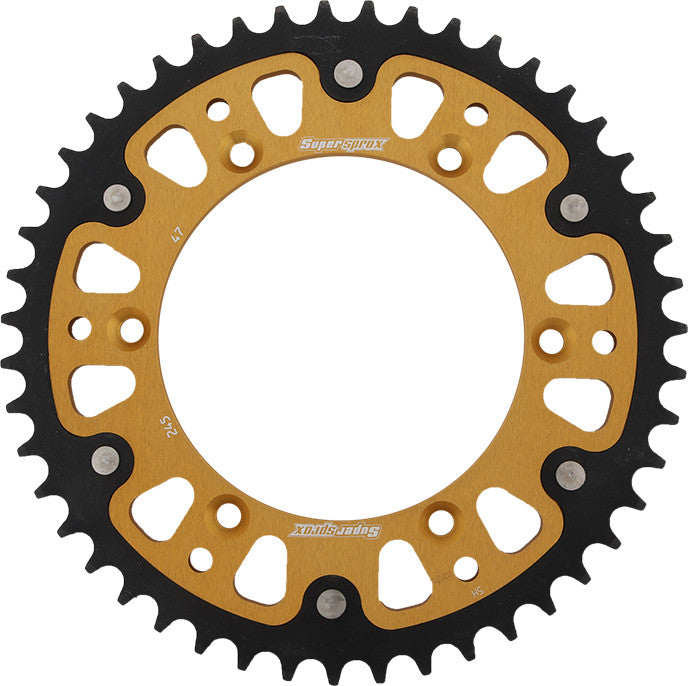 SUPERSPROX STEALTH SPROCKET 47T GOLD RST-245-47-GLD