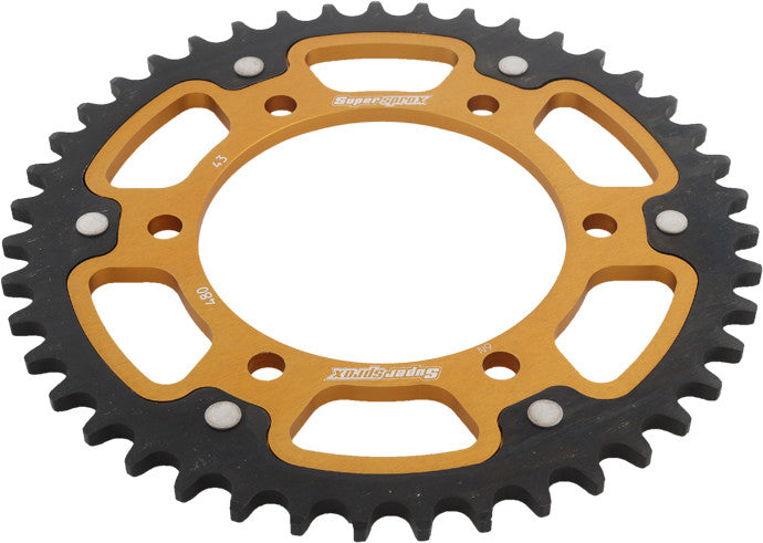 SUPERSPROX STEALTH SPROCKET 43T GOLD RST-480-43-GLD