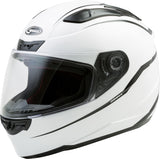 GMAX FF-88 FULL-FACE PRECEPT HELMET WHITE/BLACK 2X G1884018