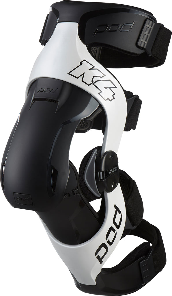 POD K4 V2.0 KNEE BRACE (PR) WHT/BLK - M/L K4024-058-MD/LG