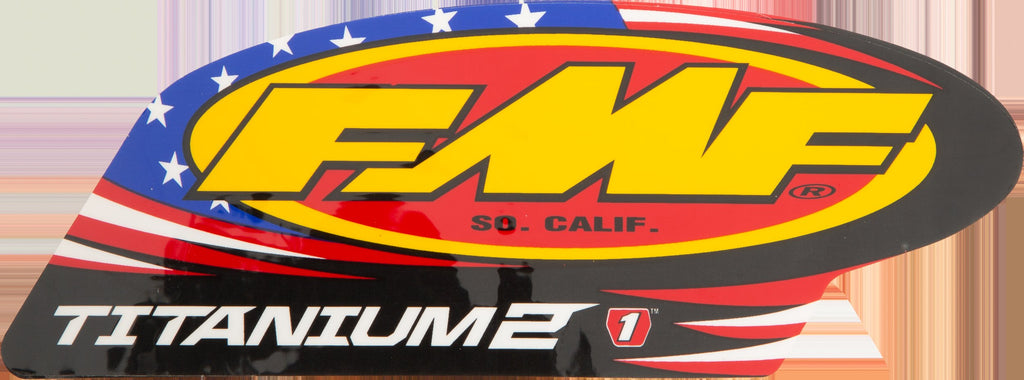 FMF 2-STROKE TITANIUM 2 DECAL 12786