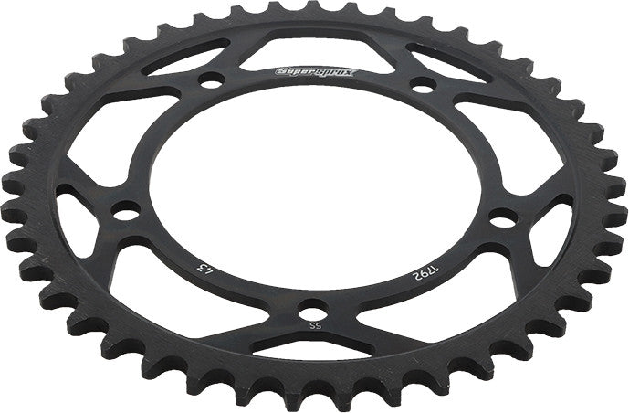 SUPERSPROX STEEL SPROCKET 43T BLACK RFE-1792-43-BLK