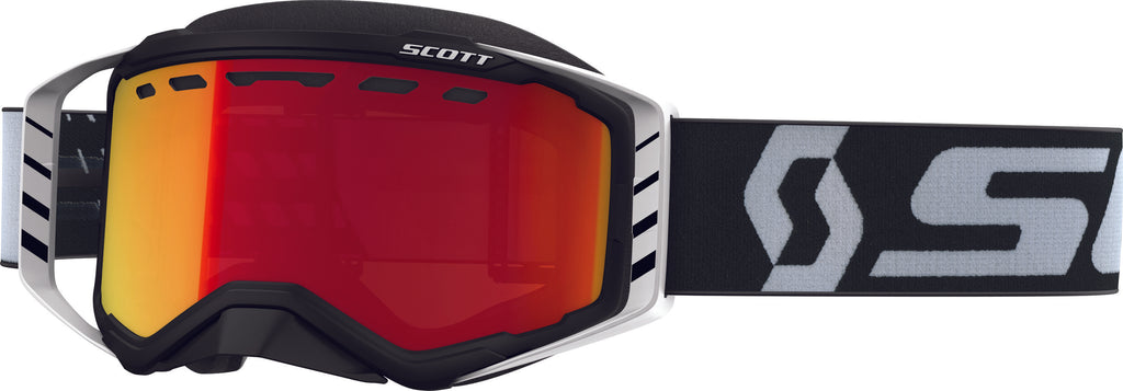 SCOTT GOGGLE PROSPECT SNOW BLACK/WHITE W/RED CHROME 262581-1007312