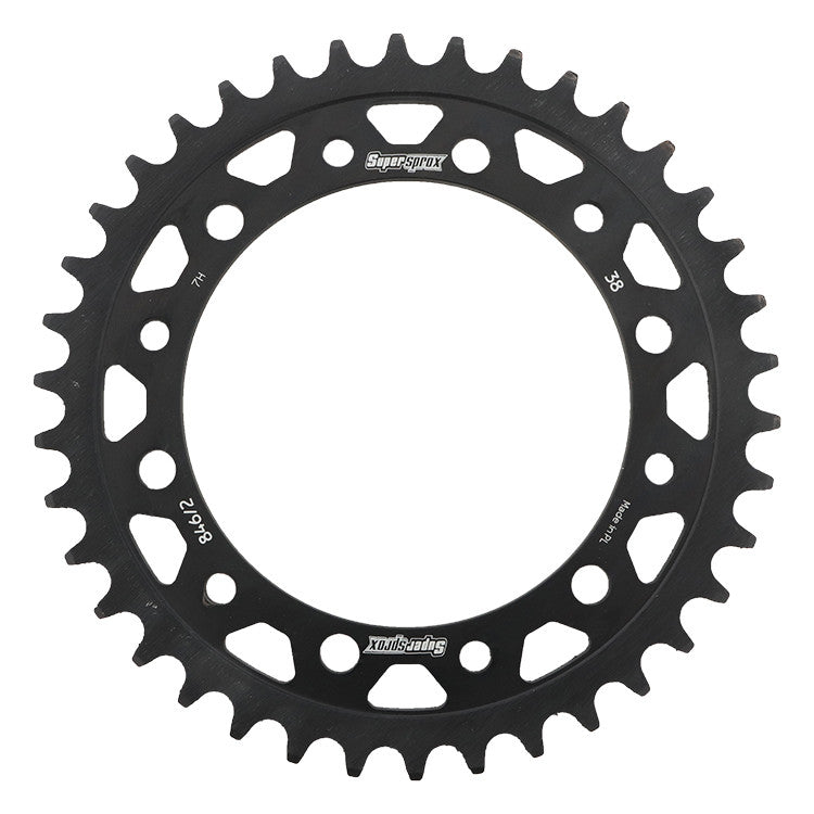 SUPERSPROX STEEL SPROCKET 38T BLACK RFE-8462-38-BLK