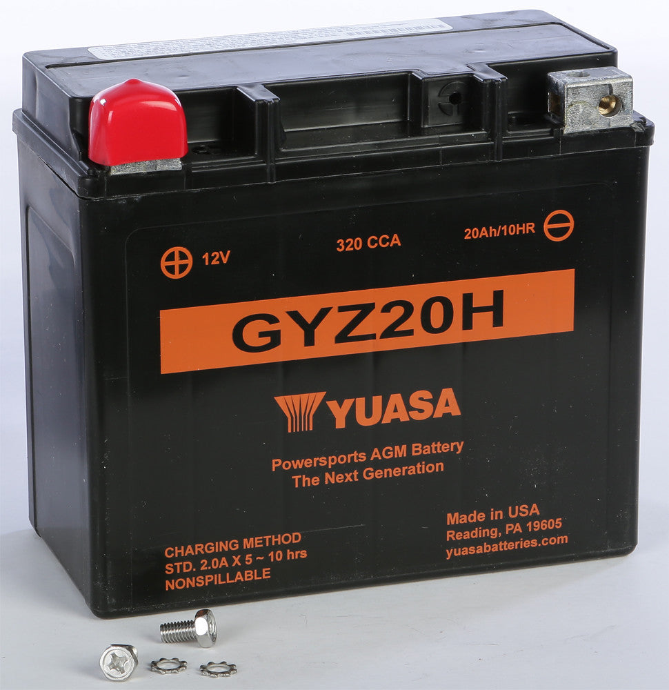 YUASA BATTERY GYZ20H SEALED FACTORY ACTIVATED YUAM72RGH-atv motorcycle utv parts accessories gear helmets jackets gloves pantsAll Terrain Depot