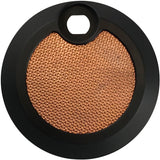 BRASS BALLS FUEL DOOR BLACK W/COPPER INLAY BB05-003