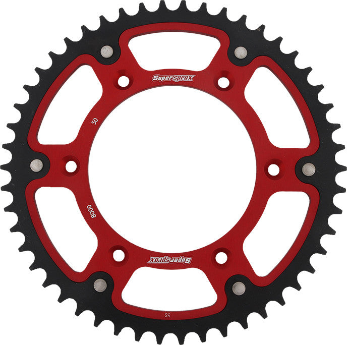 SUPERSPROX STEALTH SPROCKET 50T RED RST-8000-50-RED