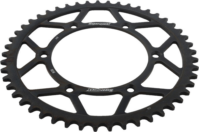 SUPERSPROX STEEL SPROCKET 49T BLACK RFE-808-49-BLK