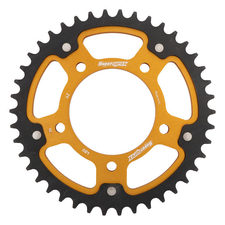 SUPERSPROX STEALTH SPROCKET 42T GOLD RST-489-42-GLD