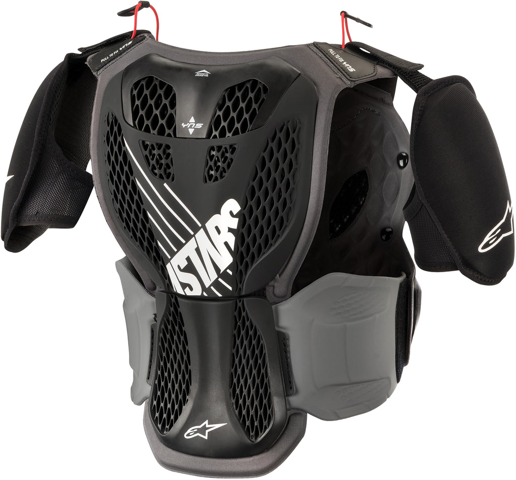 ALPINESTARS YOUTH A-5 S BODY ARMOR BLACK/COOL GREY YL/YX 6740518-105-L/X