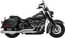 Load image into Gallery viewer, FREEDOM COMBAT DUALS 4.5&quot; CHROME W/CHROME TIP M8 SOFTAIL HD00803