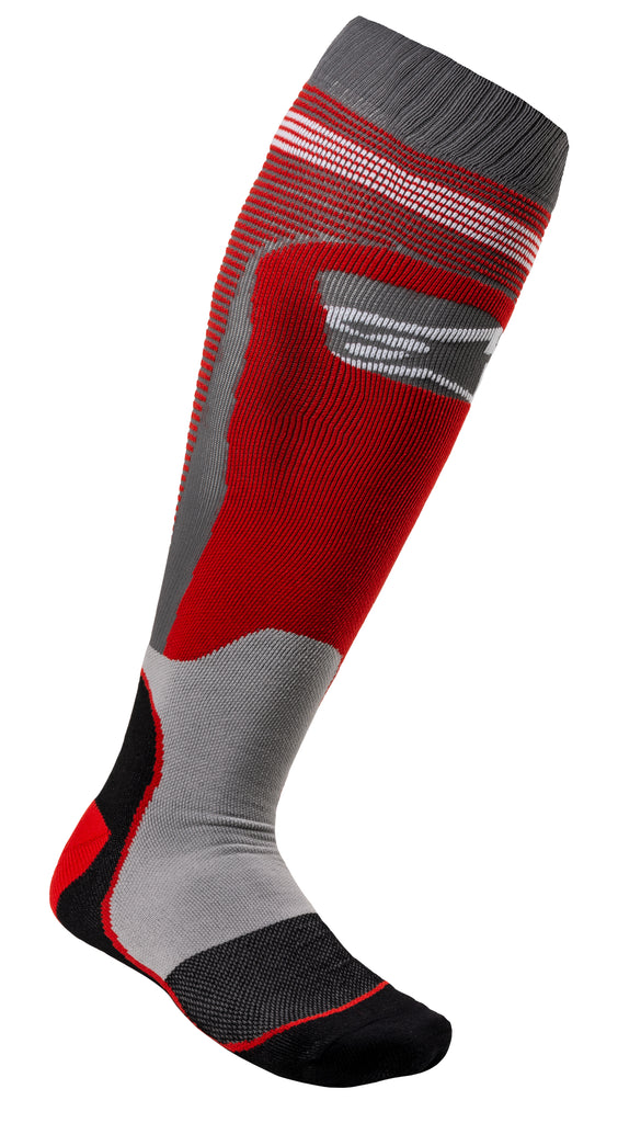 ALPINESTARS MX PLUS-1 SOCKS RED/COOL SMALL 4701820-318-S