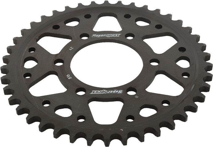 SUPERSPROX STEEL SPROCKET 42T BLACK RFE-816-42-BLK