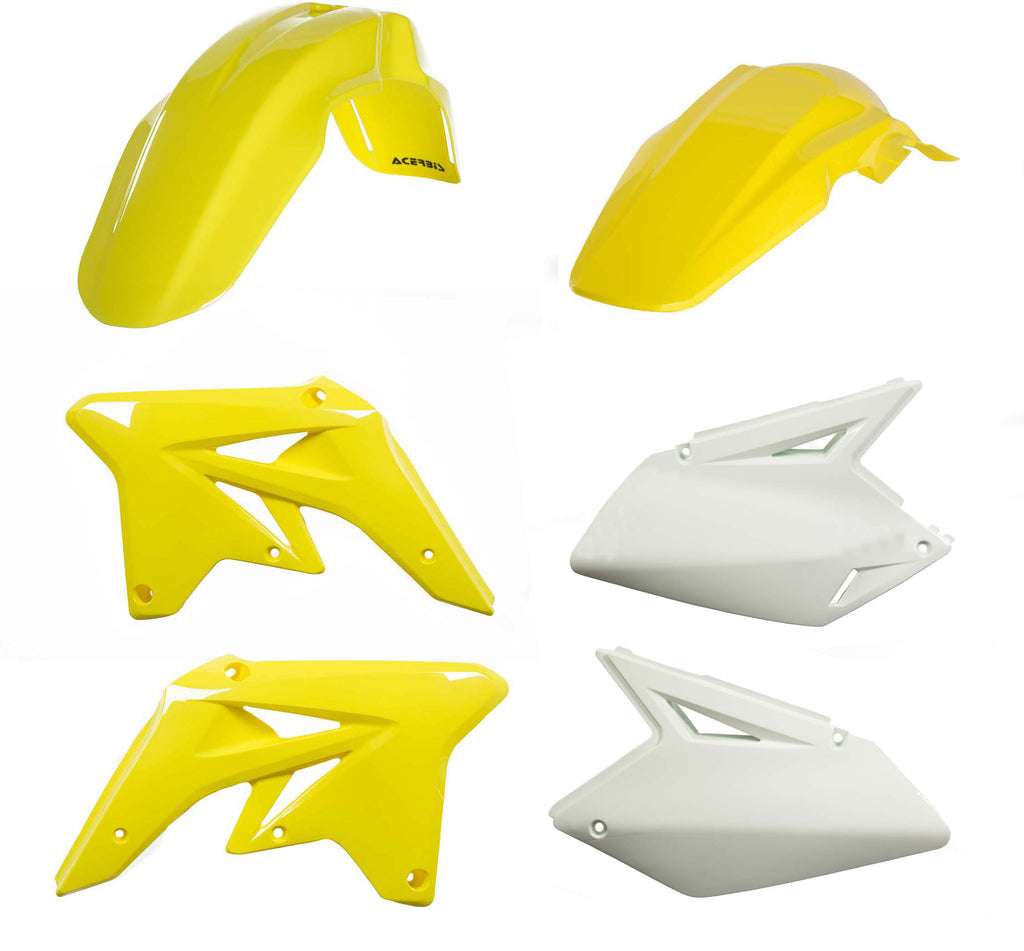 ACERBIS PLASTIC KIT YELLOW 2081970354-atv motorcycle utv parts accessories gear helmets jackets gloves pantsAll Terrain Depot