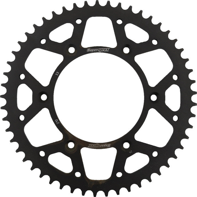 SUPERSPROX STEEL SPROCKET 53T BLACK RFE-210-53-BLK