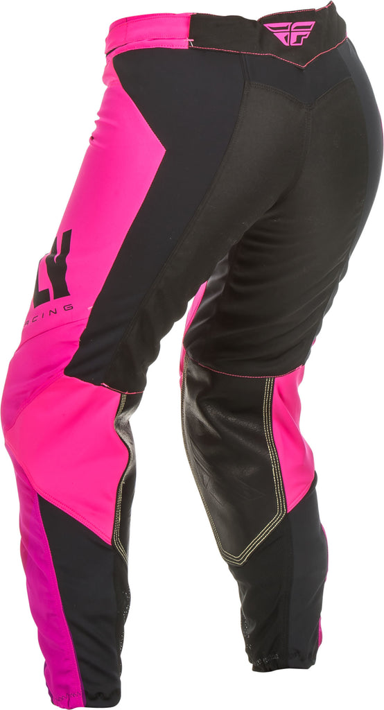 FLY RACING WOMEN'S LITE RACE PANTS NEON PINK/BLACK SZ 20 191361057892