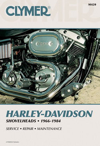 CLYMER REPAIR MANUAL HARLEY 74/80 4 SPD CM420-atv motorcycle utv parts accessories gear helmets jackets gloves pantsAll Terrain Depot