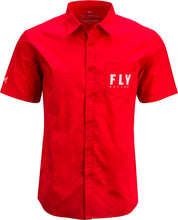 Load image into Gallery viewer, FLY RACING FLY PIT SHIRT RED LG 352-6215L