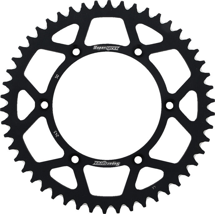 SUPERSPROX ALUMINUM SPROCKET 50T BLACK RAL-245-50-BLK