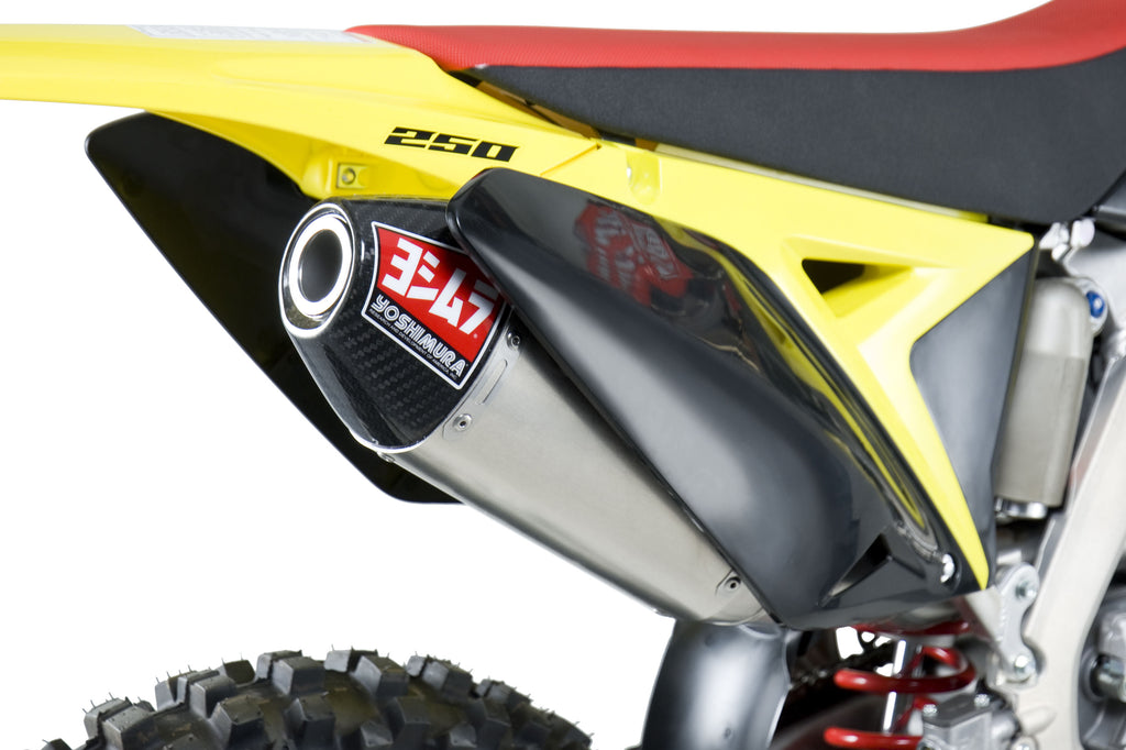 YOSHIMURA RS-4 HEADER/CANISTER/END CAP EXHAUST SYSTEM SS-AL-CF 218310D320