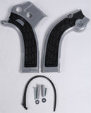 ACERBIS X-GRIP FRAME GUARD SILVER/BLACK 2374261015