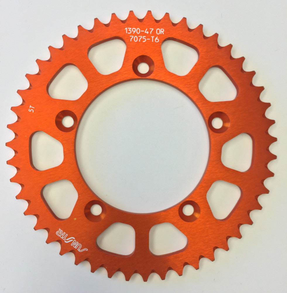 SUNSTAR SPROCKET REAR KTM ORANGE 5-139047OR-atv motorcycle utv parts accessories gear helmets jackets gloves pantsAll Terrain Depot