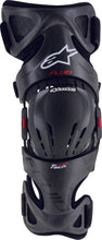 Load image into Gallery viewer, ALPINESTARS FLUID TECH CARBON KNEE BRACE RIGHT BLACK/RED/WHITE XL-2X 6500316-1430-LXX