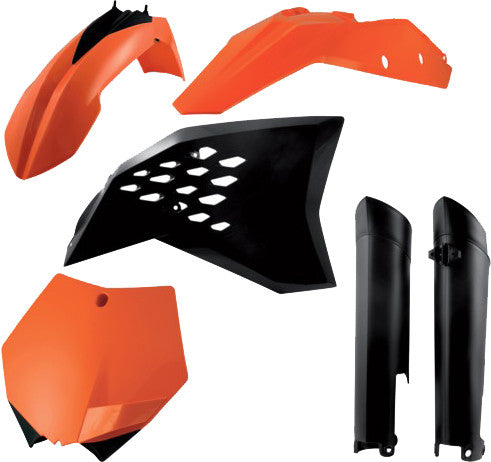 ACERBIS PLASTIC KIT ORANGE 2198070354-atv motorcycle utv parts accessories gear helmets jackets gloves pantsAll Terrain Depot