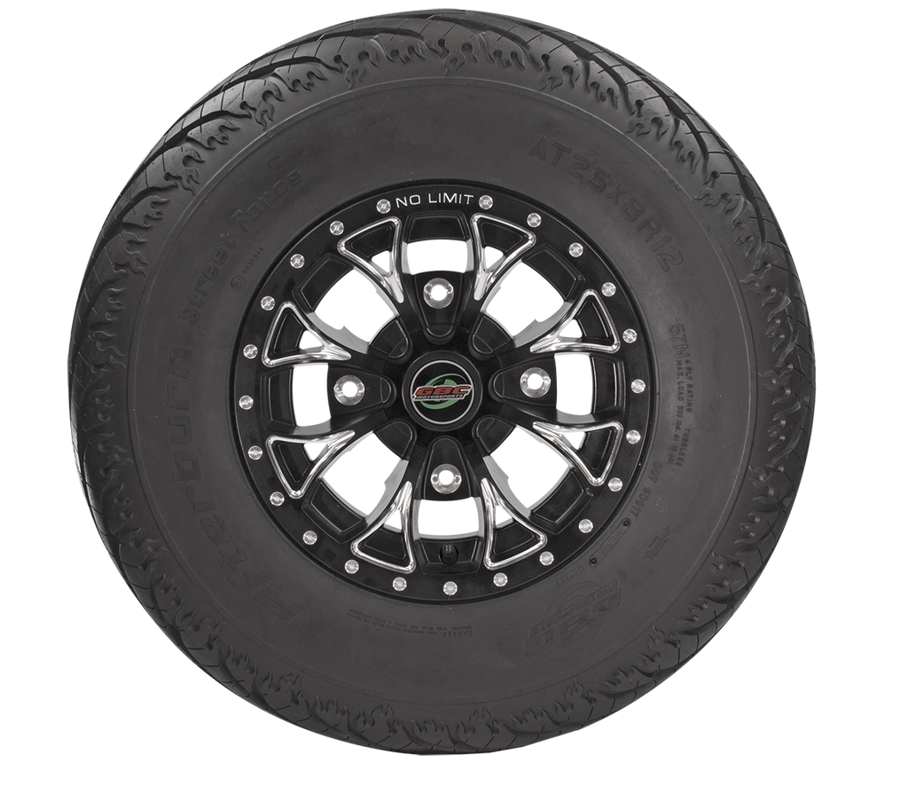 GBC TIRE AFTERBURN SF REAR 25X10R12 RADIAL LR-500LBS AE122510SF