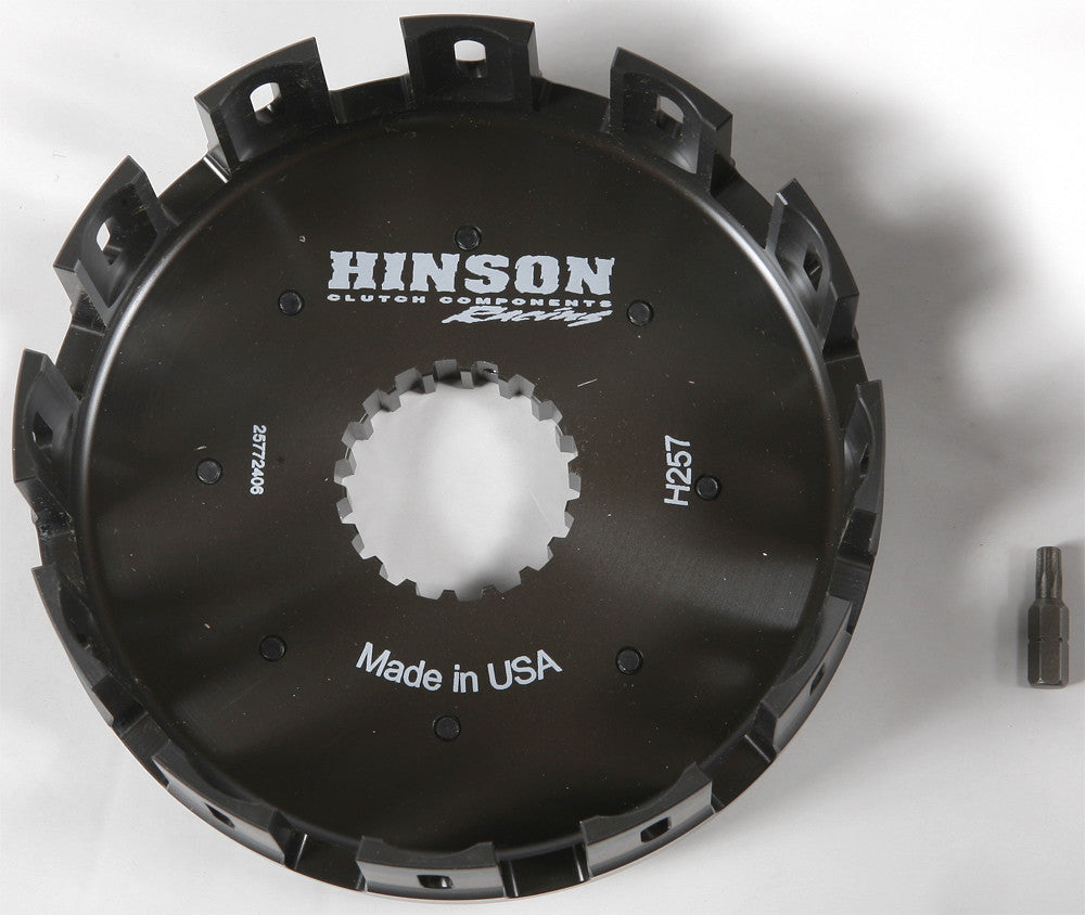 HINSON BILLET CLUTCH BASKET SUZ/KAW H257-atv motorcycle utv parts accessories gear helmets jackets gloves pantsAll Terrain Depot