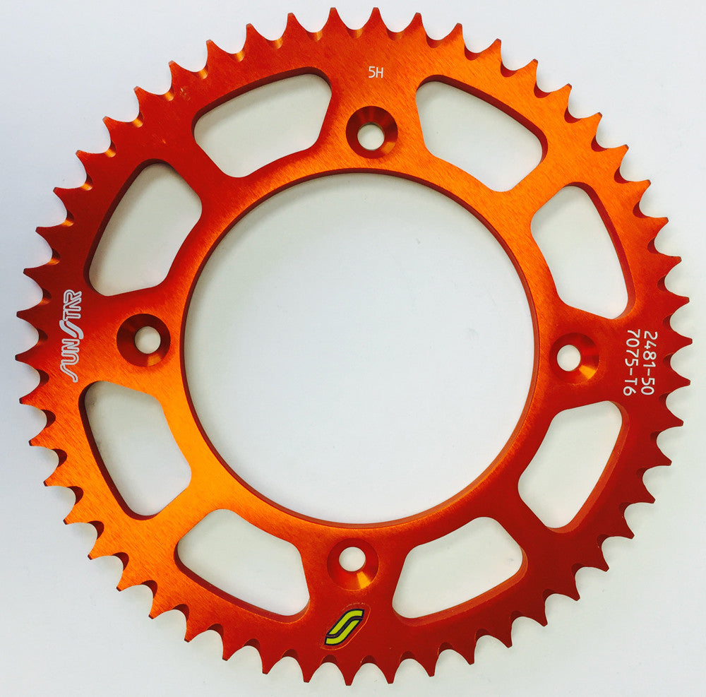 SUNSTAR SPROCKET REAR KTM ORANGE 5-248150OR-atv motorcycle utv parts accessories gear helmets jackets gloves pantsAll Terrain Depot