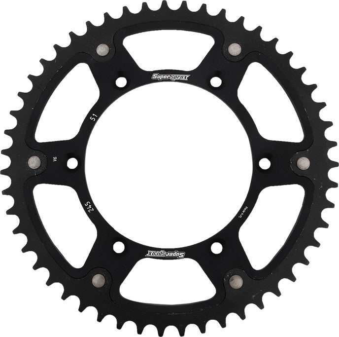 SUPERSPROX STEALTH SPROCKET 51T BLACK RST-245-51-BLK