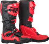 FLY RACING MAVERIK BOOTS RED/BLACK SZ 10 364-67310