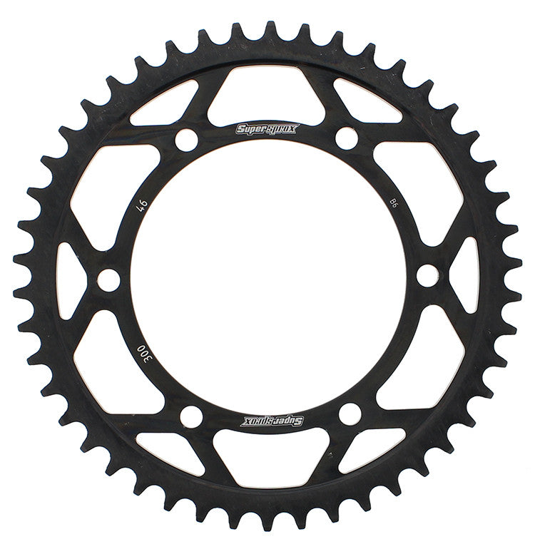 SUPERSPROX STEEL SPROCKET 46T BLACK RFE-300-46-BLK