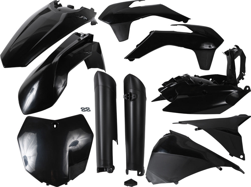 ACERBIS FULL PLASTIC KIT BLACK 2314330001-atv motorcycle utv parts accessories gear helmets jackets gloves pantsAll Terrain Depot