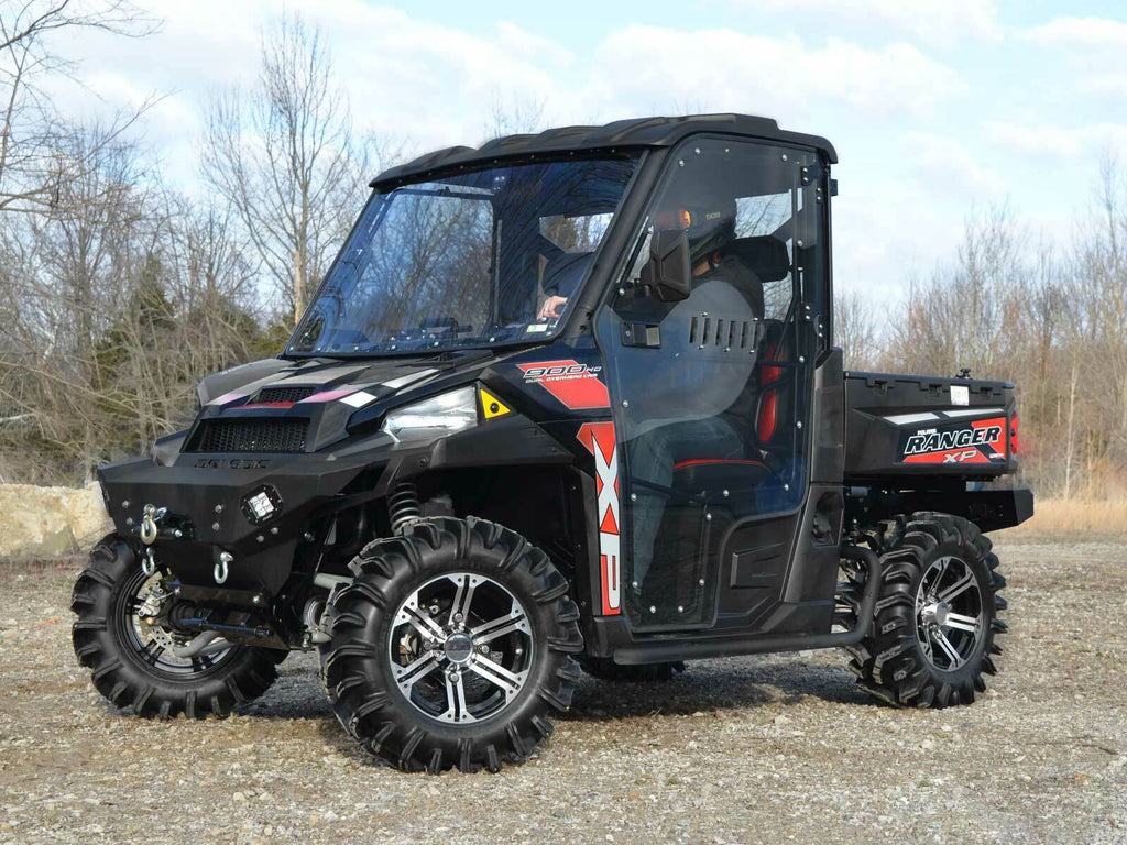 SuperATV Full Cab Enclosure Doors for Polaris Ranger XP 900 (2013+) - Vented