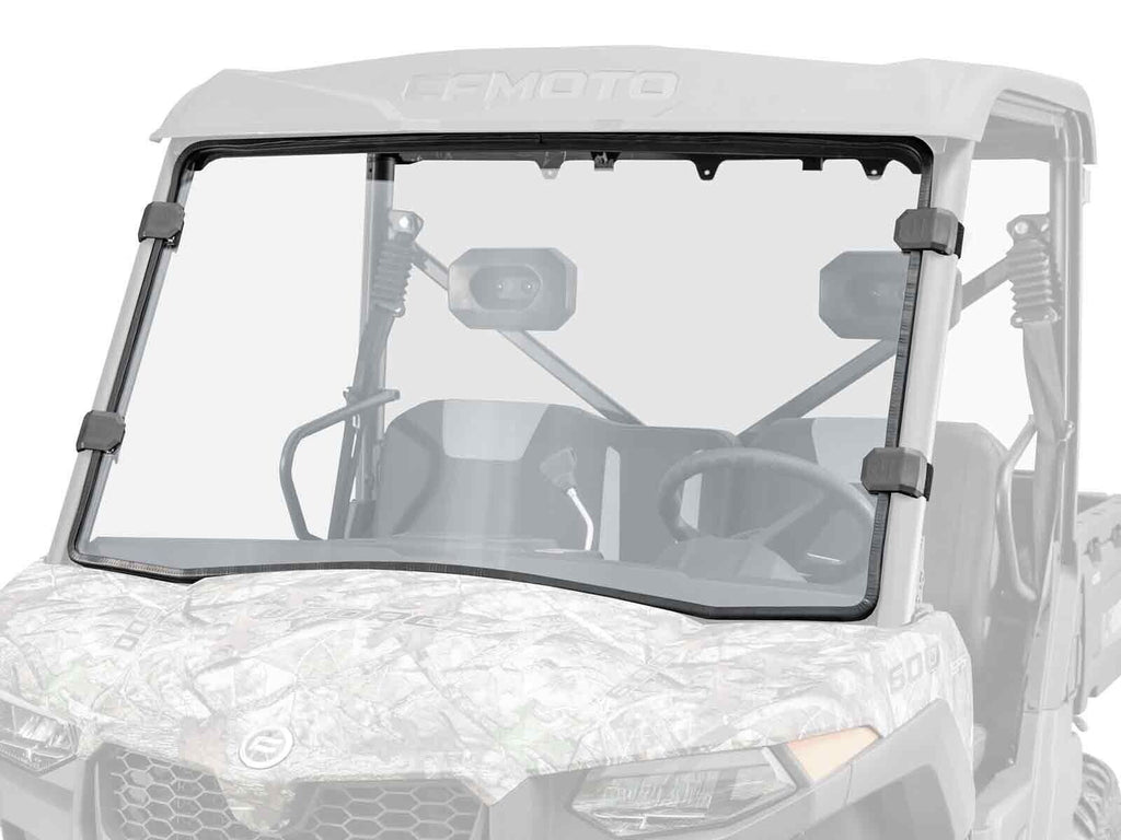 SuperATV Clear Scratch Resistant Full Windshield for CFMOTO UForce 600 (2021+)