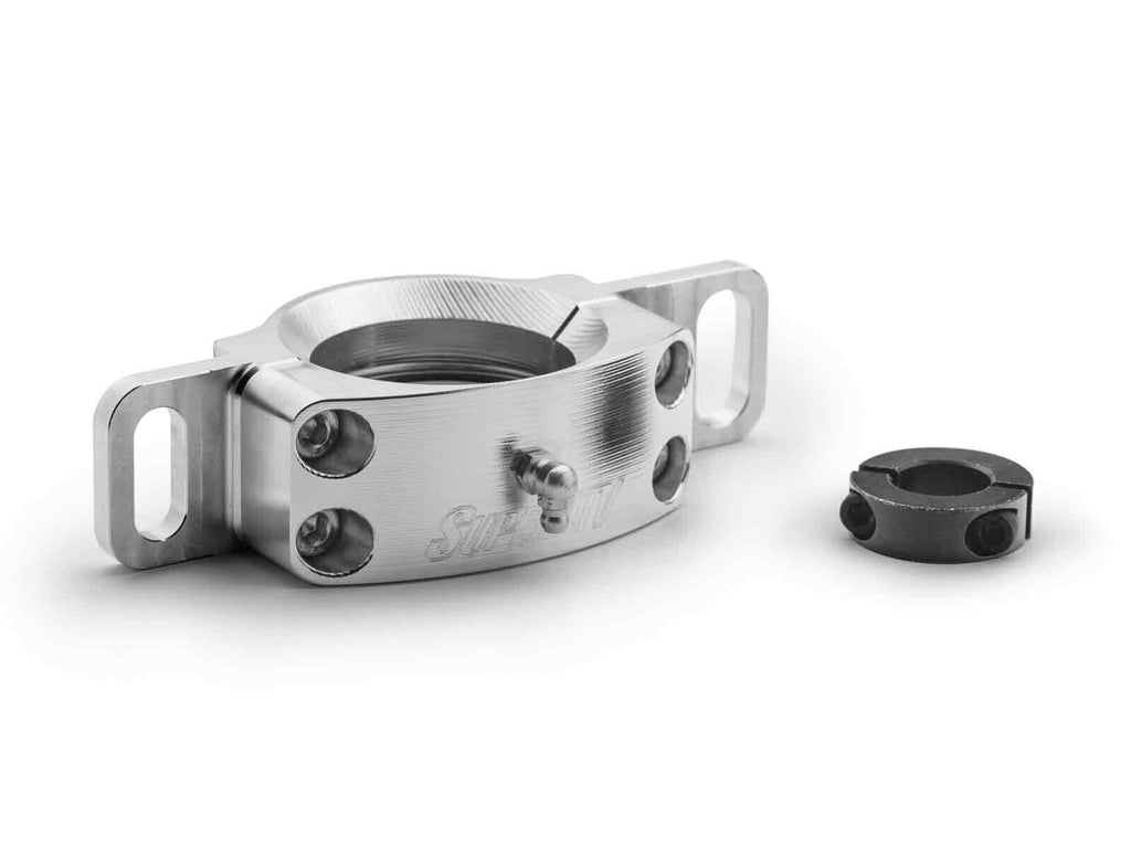 SuperATV Billet Carrier Bearing (remote grease line) for Polaris RZR XP Turbo